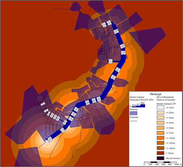 Комплексная схема организации дорожного движения городского округа (доступность сети общественного транспорта)