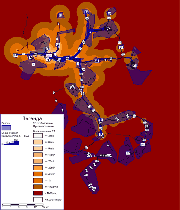 КСОДД- схема доступности общественного транспорта (общего пользования) муниципального района